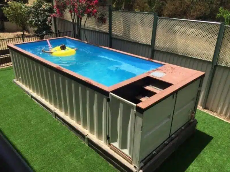 Shipping-Container-Home-Brisbane-Exterior-Swimming-Pool