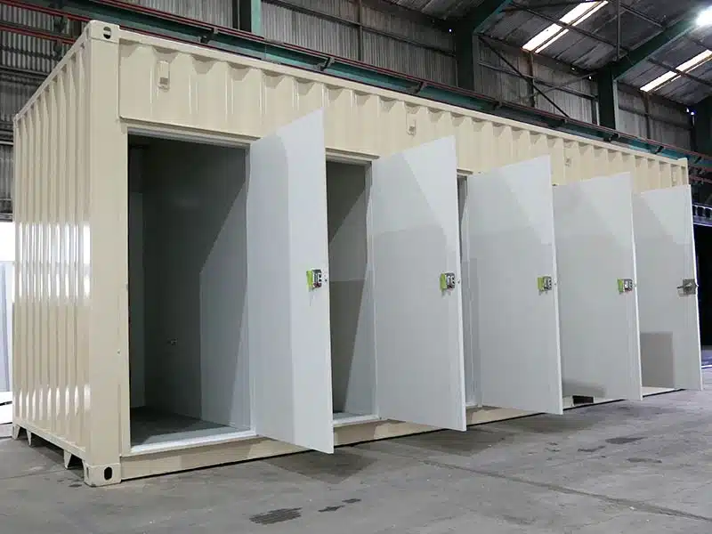 Container Toilet and Shower Block