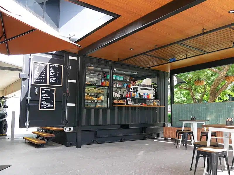 Chuffed Container Cafe Design