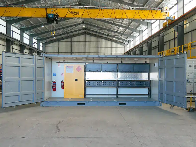 Side Opening Workshop Container
